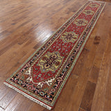 Heriz Serapi Hand Knotted Runner 3 X 16 - Golden Nile