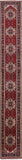 Red Heriz Handmade Wool Runner Rug - 2' 7" X 19' 10" - Golden Nile