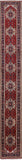 Red Heriz Handmade Wool Runner Rug - 2' 7" X 19' 10" - Golden Nile