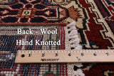 Red Heriz Handmade Wool Runner Rug - 2' 7" X 19' 10" - Golden Nile