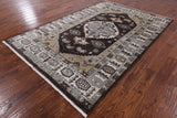 Handmade Heriz Serapi Area Rug - 6' X 8' 9" - Golden Nile