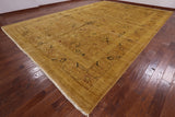 Peshawar Handmade Wool Rug - 12' 0" X 18' 0" - Golden Nile