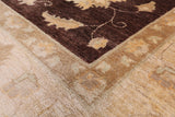 Chobi Peshawar Hand Knotted Rug - 10' 3" X 13' 10" - Golden Nile