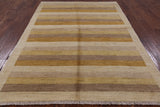 Persian Gabbeh Hand Knotted Wool Rug - 5' 8" X 8' 1" - Golden Nile