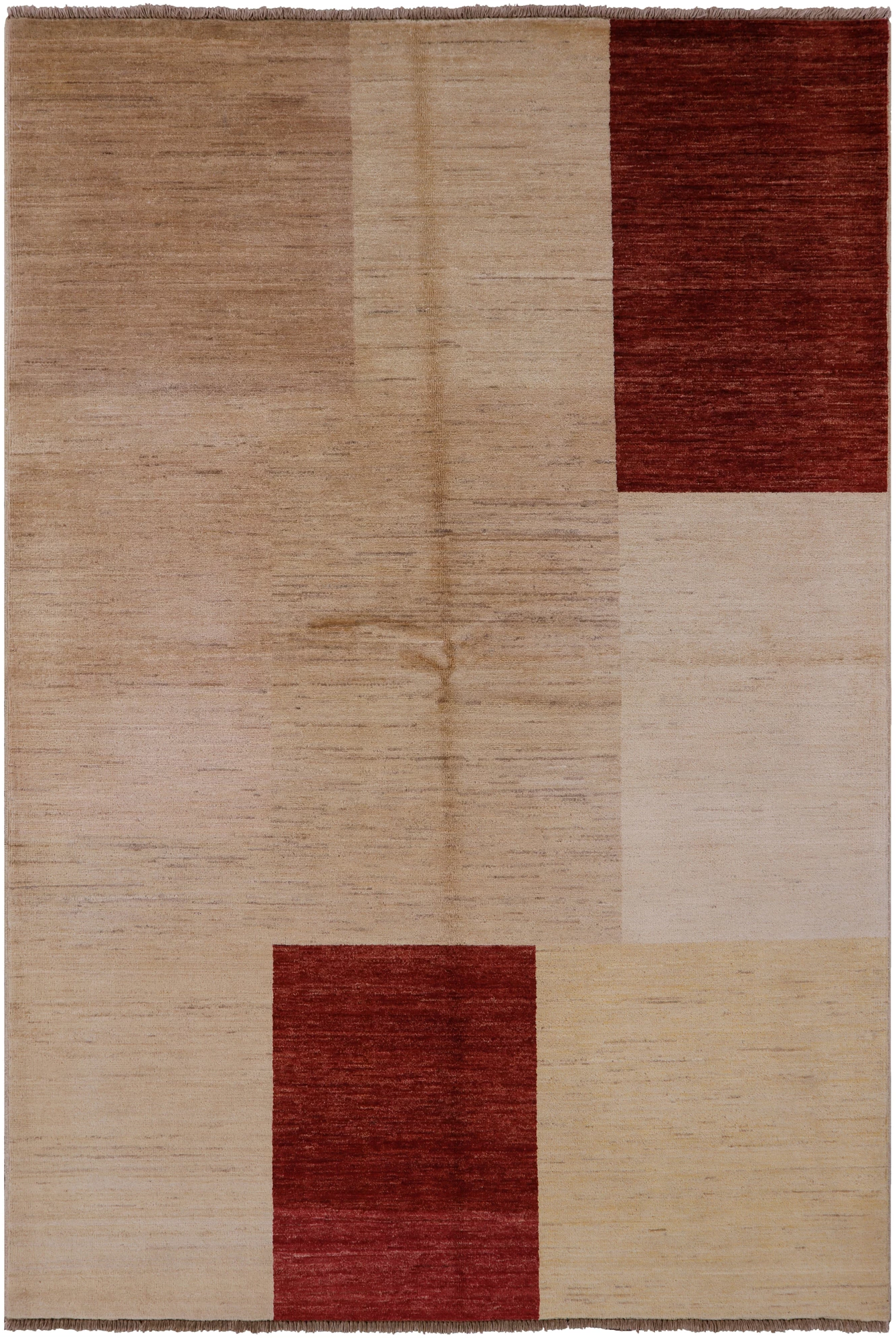 Persian Gabbeh Hand Knotted Wool Area Rug - 5' 2" X 7' 10" - Golden Nile