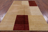 Persian Gabbeh Hand Knotted Wool Area Rug - 5' 2" X 7' 10" - Golden Nile