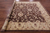 Chobi Peshawar Handmade Wool Area Rug - 8' 1" X 9' 10" - Golden Nile