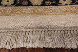 Ivory William Morris Handmade Wool Area Rug - 8' 10" x 11' 10" - Golden Nile