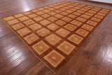 Persian Gabbeh Handmade Wool Area Rug - 10' 0" X 14' 7" - Golden Nile