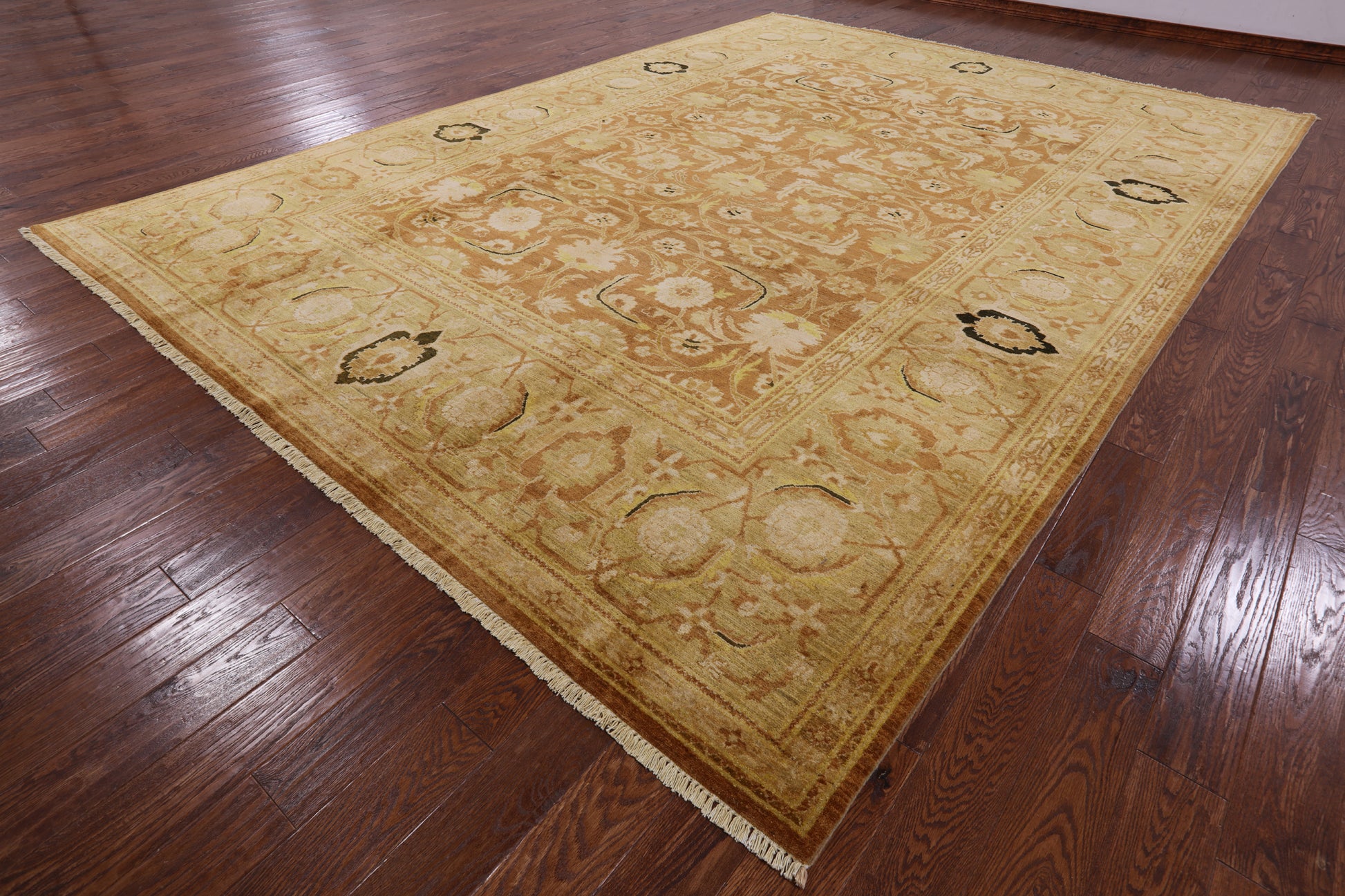 Super Serapi Hand Knotted Wool Rug - 9' 10" X 13' 10" - Golden Nile