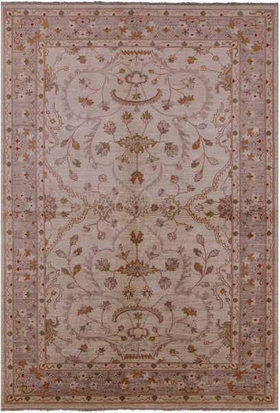 Chobi Peshawar Handmade Wool Rug - 6' 0" X 8' 10" - Golden Nile