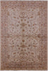Chobi Peshawar Handmade Wool Rug - 6' 0" X 8' 10" - Golden Nile