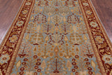 Chobi Peshawar Wool Area Rug - 5' 10" X 9' 6" - Golden Nile