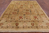 Chobi Peshawar Hand Knotted Wool Rug - 8' 5" x 9' 10" - Golden Nile