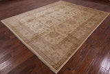 Ivory Chobi Peshawar Hand Knotted Wool Rug - 8' 0" x 10' 1" - Golden Nile