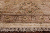 Ivory Chobi Peshawar Hand Knotted Wool Rug - 8' 0" x 10' 1" - Golden Nile