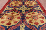 Peshawar Hand Knotted Wool Rug - 8' 8" X 11' 1" - Golden Nile