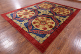 Peshawar Hand Knotted Wool Rug - 8' 8" X 11' 1" - Golden Nile