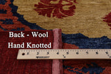 Peshawar Hand Knotted Wool Rug - 8' 8" X 11' 1" - Golden Nile
