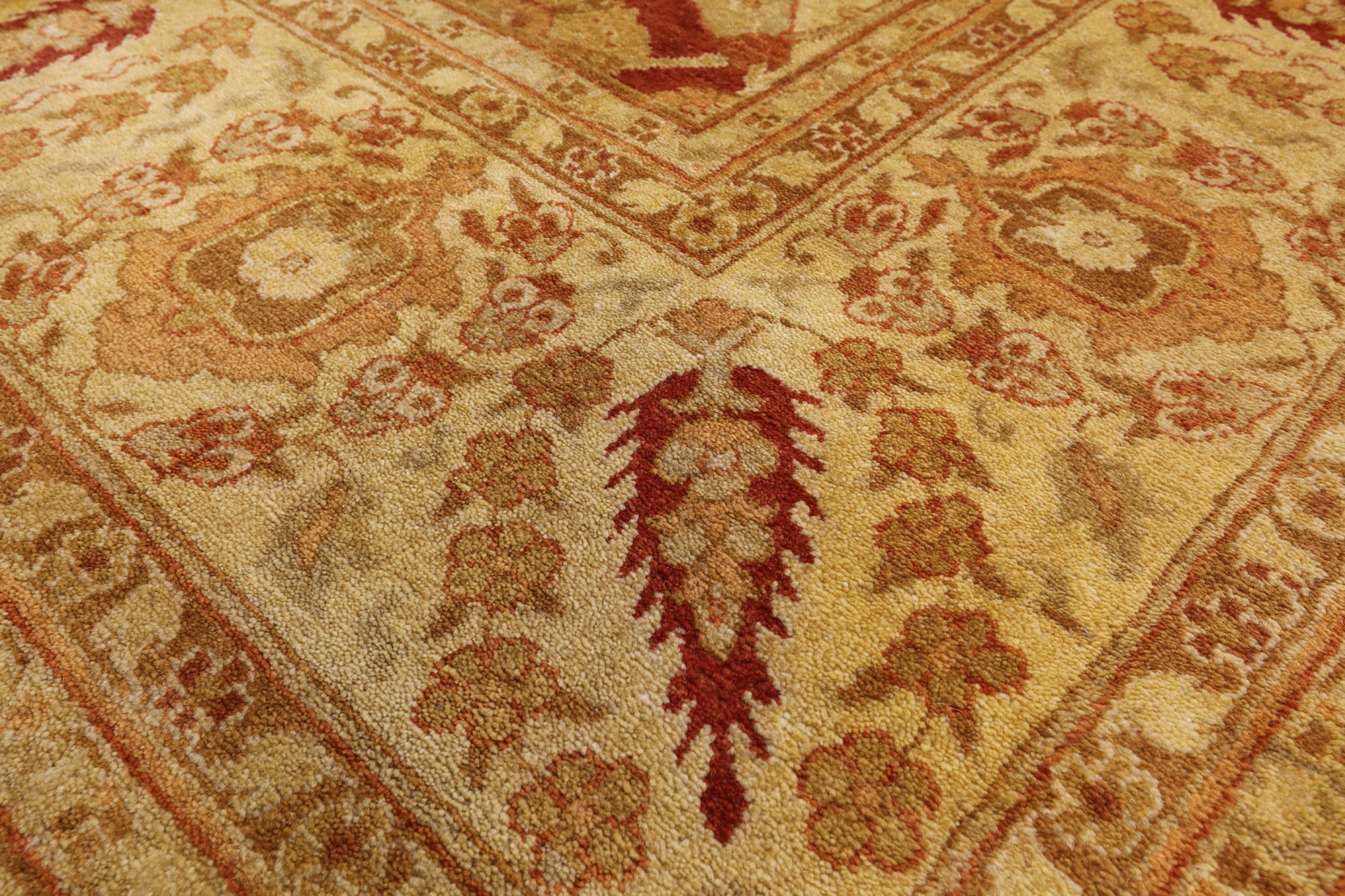 Peshawar Handmade Wool Area Rug - 8' 2" x 10' 5" - Golden Nile