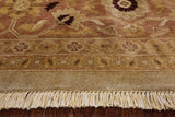 Chobi Peshawar Handmade Wool Area Rug - 8' 1" X 10' 1" - Golden Nile