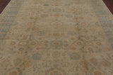 Chobi Peshawar Handmade Wool Area Rug - 8' 0" X 9' 10" - Golden Nile