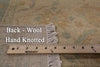 Chobi Peshawar Handmade Wool Area Rug - 8' 0" X 9' 10" - Golden Nile
