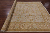 Chobi Peshawar Hand Knotted Wool Rug - 8' 2" X 10' 1" - Golden Nile