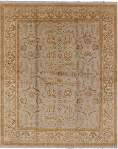 Chobi Peshawar Hand Knotted Wool Rug - 8' 2