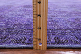 Purple Persian Overdyed Hand Knotted Wool Area Rug - 9' 10" X 12' 8" - Golden Nile