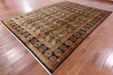 William Morris Hand Knotted Wool Area Rug - 8' 10" x 12' 5" - Golden Nile