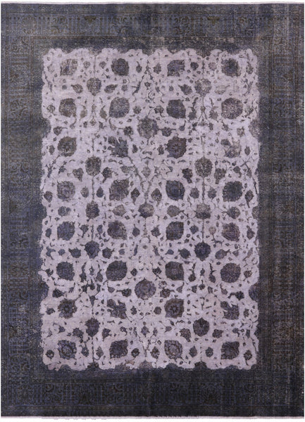 Persian Overdyed Hand Knotted Wool Area Rug - 9' 10" X 12' 8" - Golden Nile