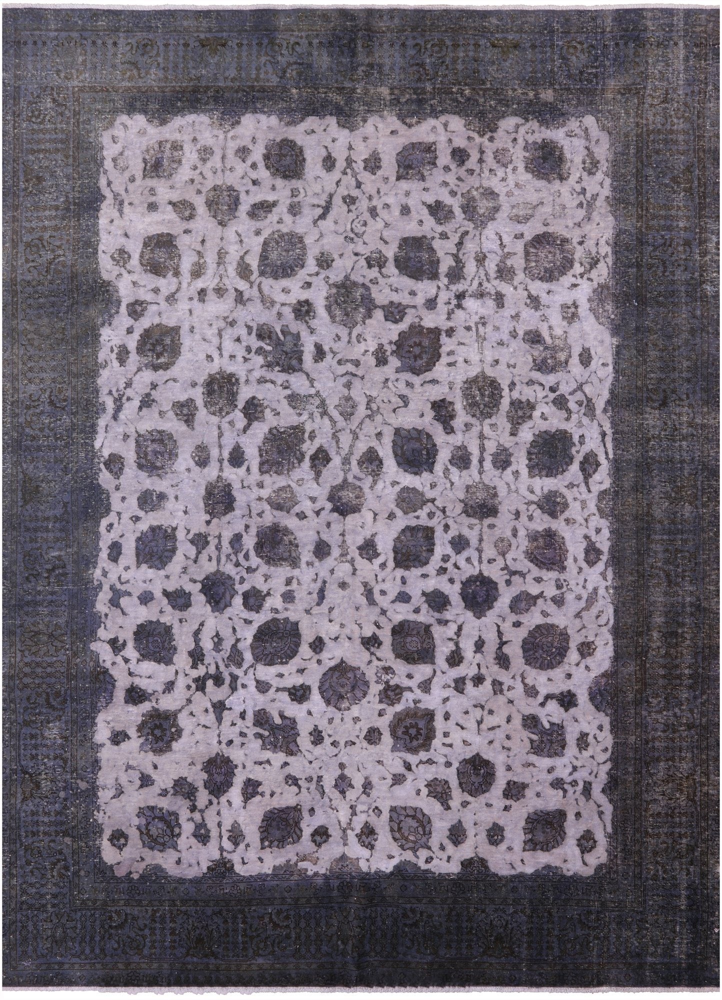 Persian Overdyed Hand Knotted Wool Area Rug - 9' 10" X 12' 8" - Golden Nile