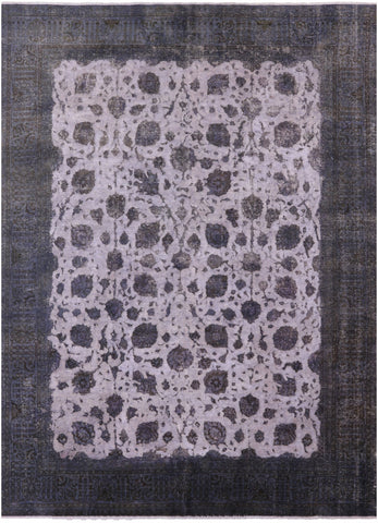 Persian Overdyed Hand Knotted Wool Area Rug - 9' 10