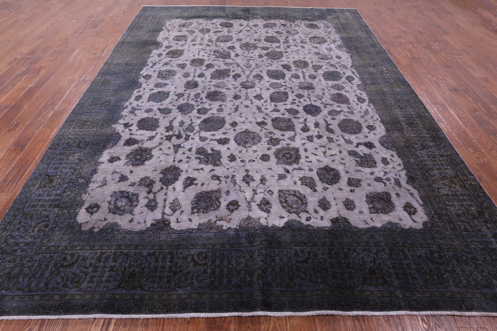 Persian Overdyed Hand Knotted Wool Area Rug - 9' 10" X 12' 8" - Golden Nile
