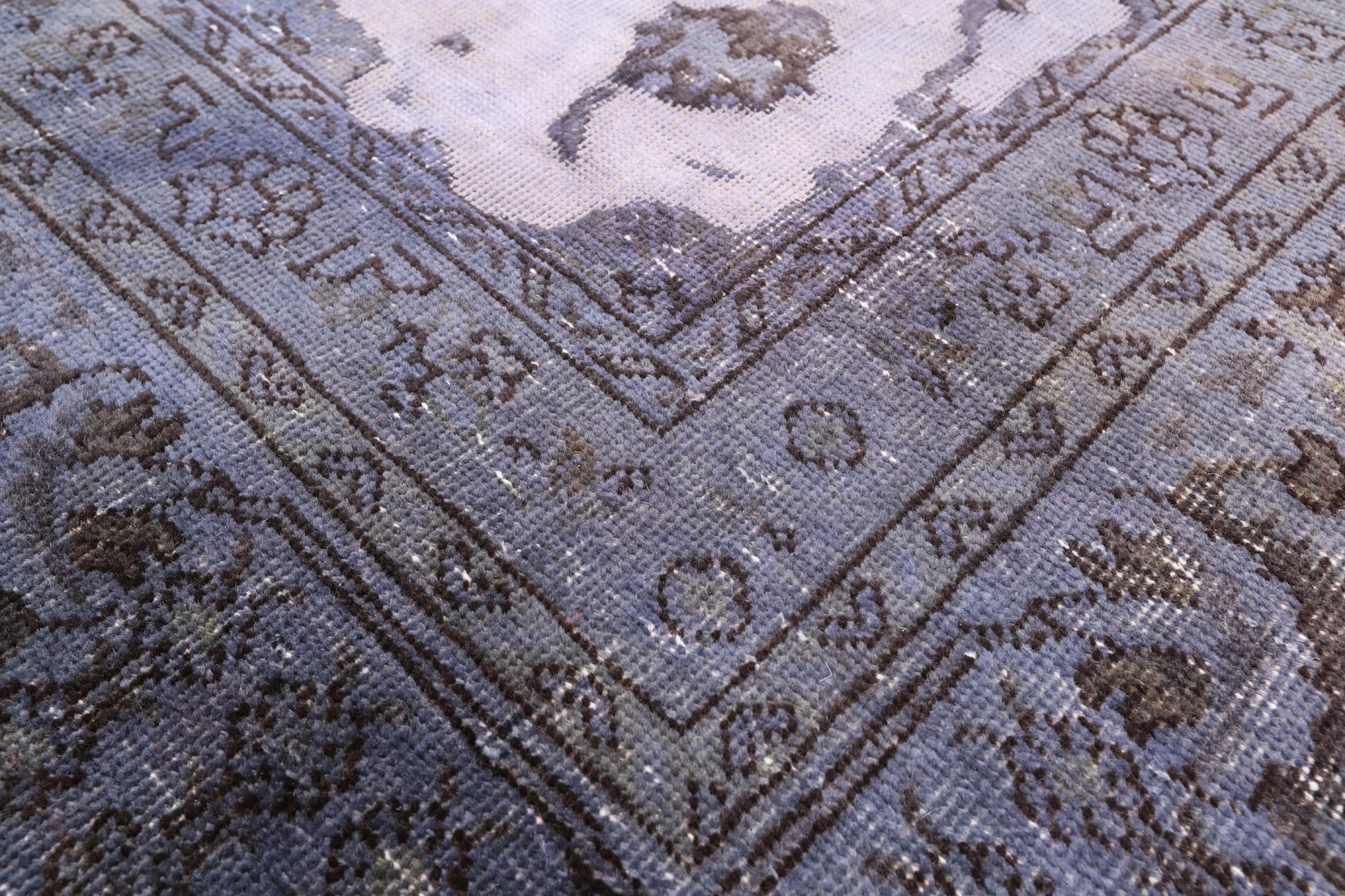 Persian Overdyed Hand Knotted Wool Area Rug - 9' 10" X 12' 8" - Golden Nile