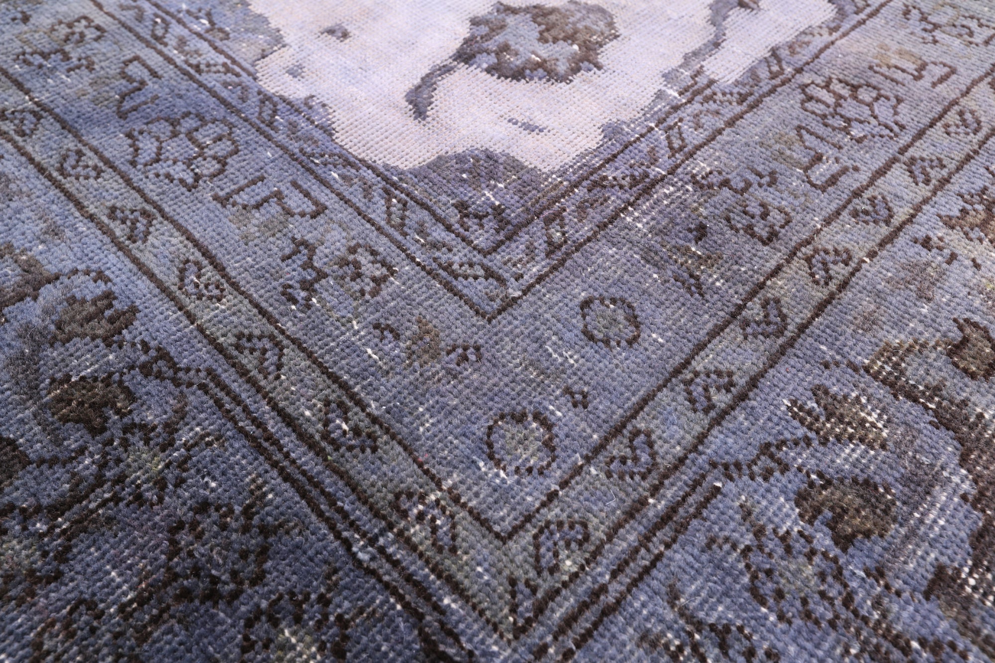 Persian Overdyed Hand Knotted Wool Area Rug - 9' 10" X 12' 8" - Golden Nile