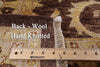 Chobi Peshawar Hand Knotted Wool Area Rug - 9' 0" X 12' 3" - Golden Nile