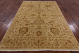 Peshawar Handmade Wool Rug - 6' 1" X 8' 10" - Golden Nile