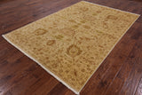 Peshawar Handmade Wool Rug - 6' 1" X 8' 10" - Golden Nile