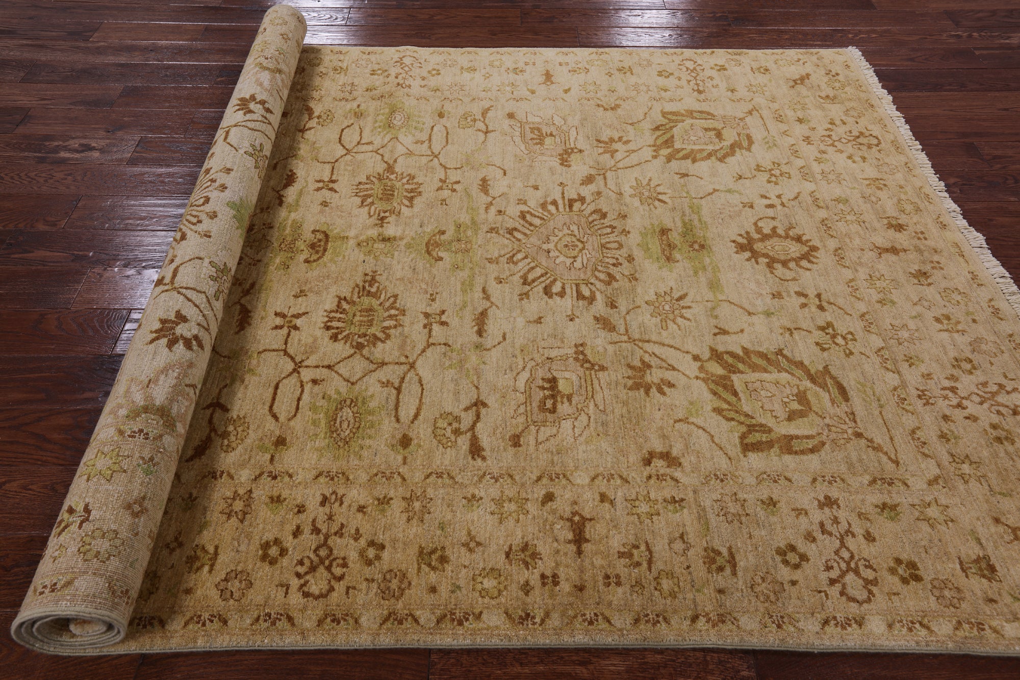 Peshawar Handmade Wool Rug - 6' 1" X 8' 10" - Golden Nile