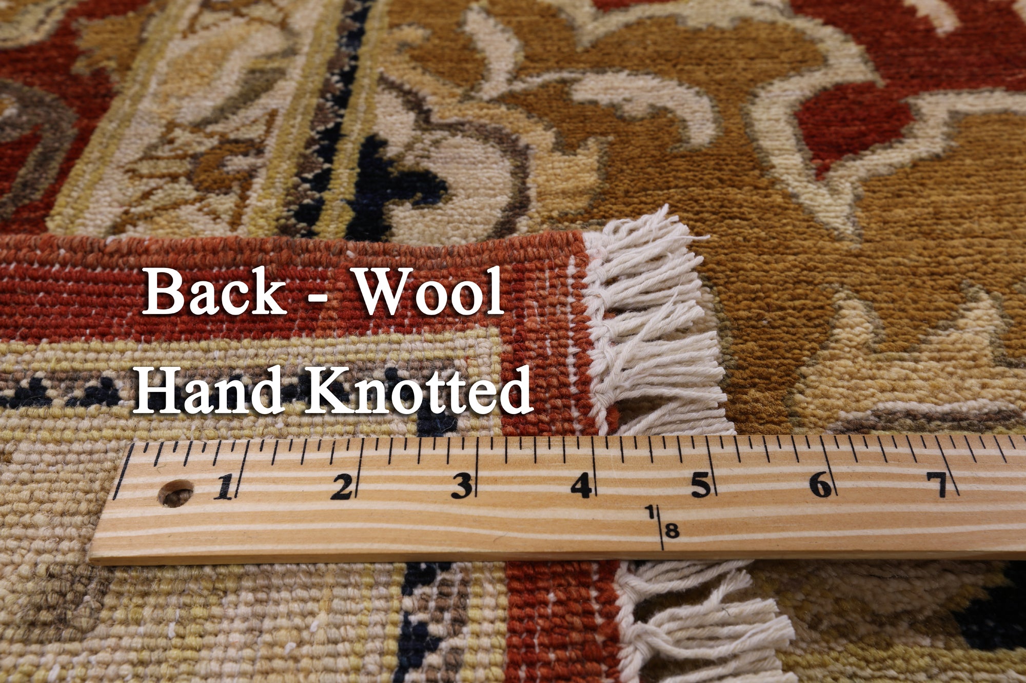 Peshawar Handmade Wool Rug - 8' 1" X 10' 0" - Golden Nile