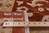 Chobi Peshawar Hand Knotted Wool Rug - 8' 1" x 9' 8" - Golden Nile