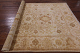 Ivory Chobi Peshawar Handmade Wool Rug - 6' 0" X 8' 8" - Golden Nile