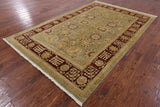 Peshawar Hand Knotted Wool Rug - 6' 2" X 9' 8" - Golden Nile