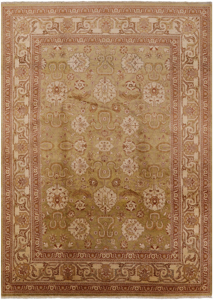 Traditional Peshawar Area Rug - 8' 10" X 12' 3" - Golden Nile