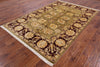 Peshawar Hand Knotted Wool Rug - 6' 2" X 9' 0" - Golden Nile
