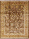 Chobi Peshawar Hand Knotted Wool Rug - 9' 0" X 12' 0" - Golden Nile