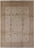 Ivory Chobi Peshawar Hand Knotted Rug - 8' 10" X 12' 3" - Golden Nile
