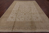 Ivory Chobi Peshawar Hand Knotted Rug - 8' 10" X 12' 3" - Golden Nile
